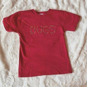 3/$25 Simply Basic Red Bugs Short-Sleeve T-shirt Girls Size 3X Vintage
